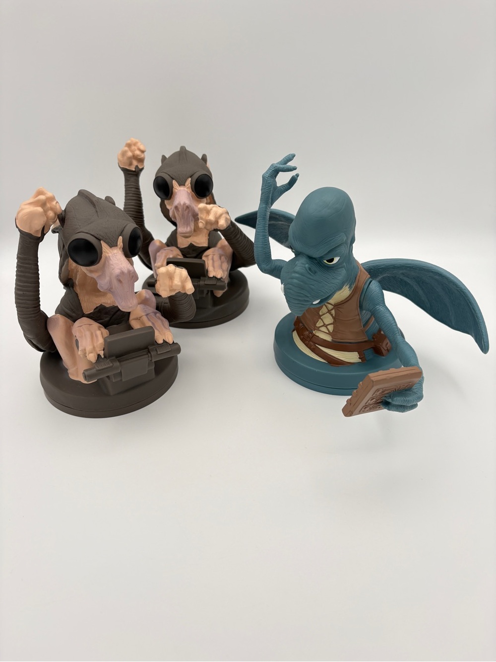 Star Wars Taco Bell/Pizza Hut/KFC One Watto and Two Sebulba Drink Toppers